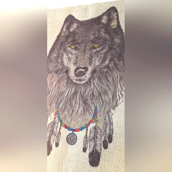 💗 New WOLF Dreamcatcher Pillow Case Cover - Picture 3 of 6